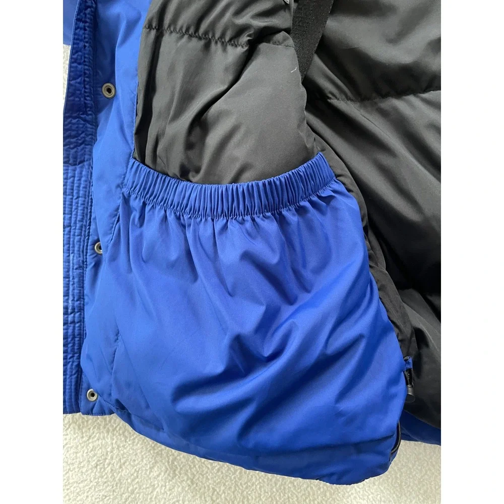 Banana Republic Puffer Jacket Mens Medium Blue‎ Down Water Resistant 461042 Gorp